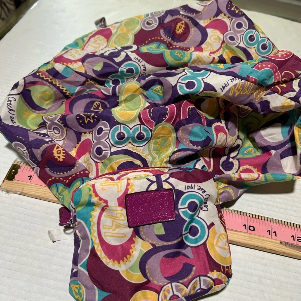 Coach Multicolor Patterned Pouch - Picture 4 of 15